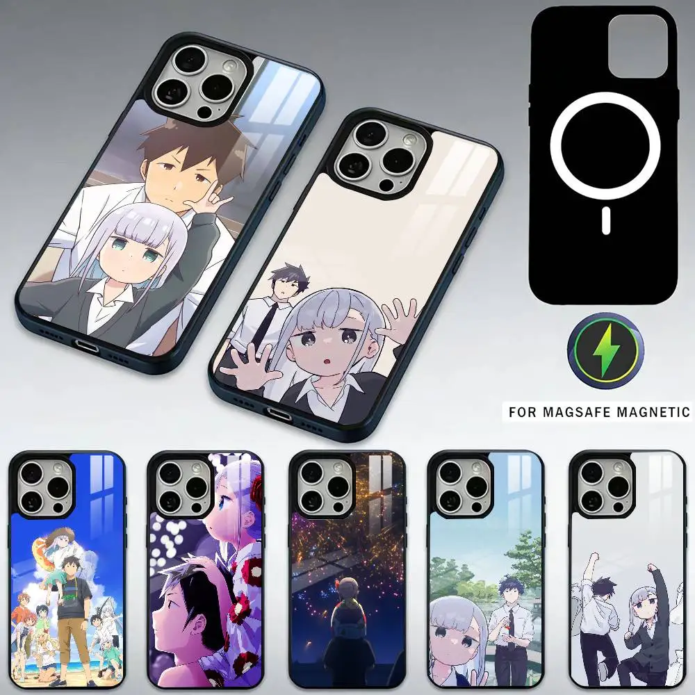 

A-Aharen-san W-wa Hakarenai Phone Case For iPhone17,16,15,14,13,12,11 Plus,Pro Max Magnetic For Magsafe Wireless Charging