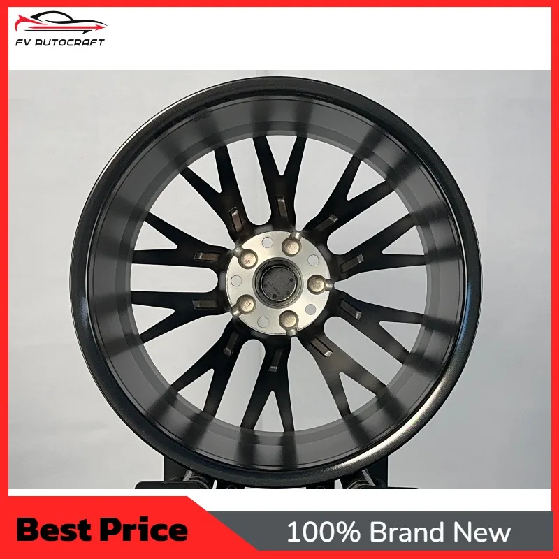【2026】customizable ODM Luxury Blade 17 18 19 20 21 Inch Brushed Gunmetal Machined Silver 5x120 Forged Wheels For Performance Ca