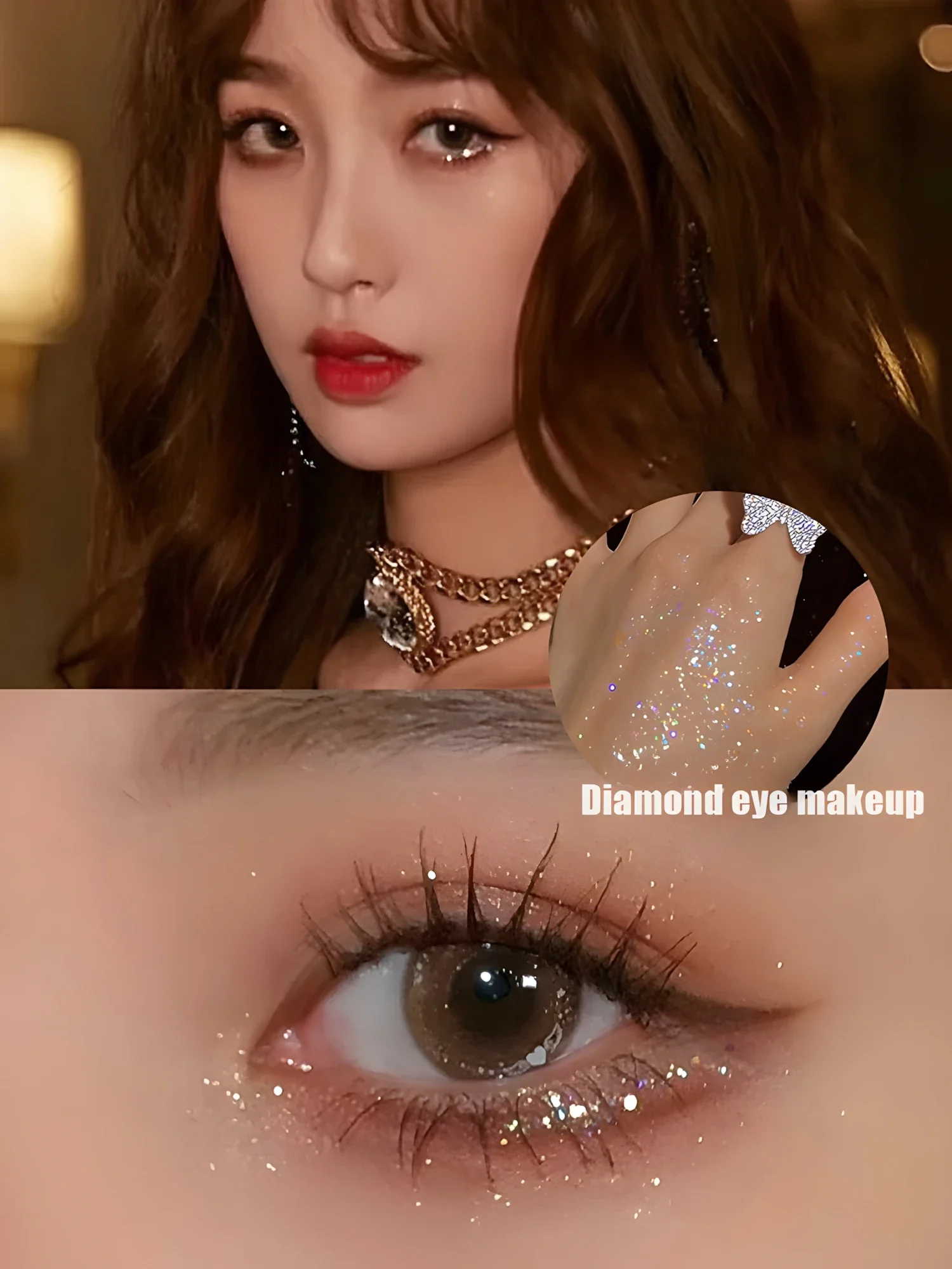 Paleta de sombras de ojos de 9 colores con copos de nieve navideños, brillo mate, resistente al agua, de larga duración, segura, unisex, maquillaje festivo