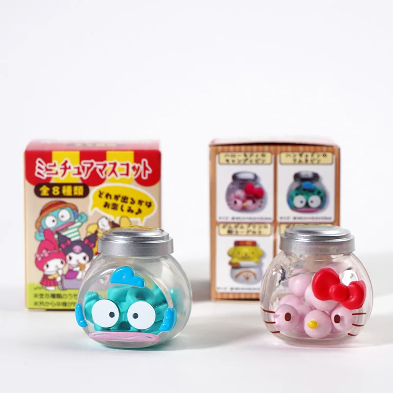 Retro Wind Vintage Candy Store Sanrio Figuren Hallo Kitty Cinna moroll Melodie Kuromi Blind Box Anime Figur Geschenke Kawaii Spielzeug