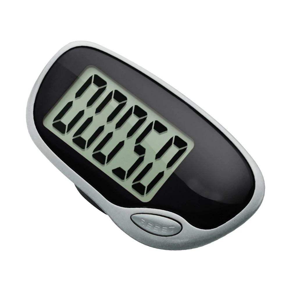 Walking Pedometer Clip On Step Counter LCD Display Electronic Pedometer Walking Step Counter for Adults Kids Seniors