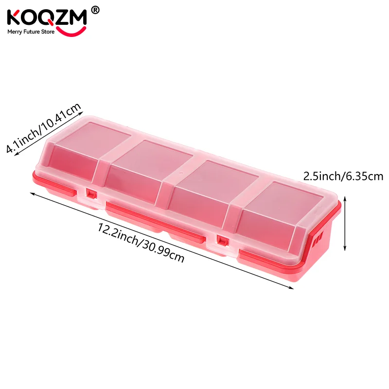 Pudełko organizer z wieloma przegródkami na śrubki i drobne części, wytrzymałe plastikowe pudełko do przechowywania narzędzi, sprzętu i biżuterii.
