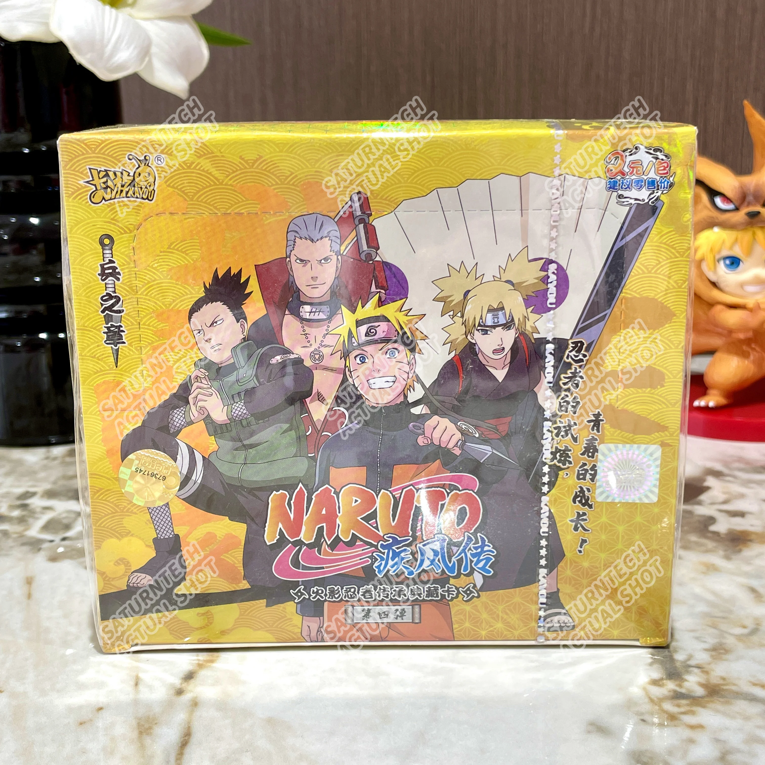 Genuine KAYOU Naruto Card Box W8T4 Anime Booster Pack