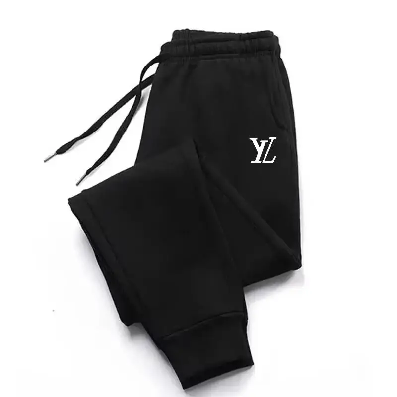 

Men's fashionable letter printed sports pants comfortable and warm jogging outdoor home