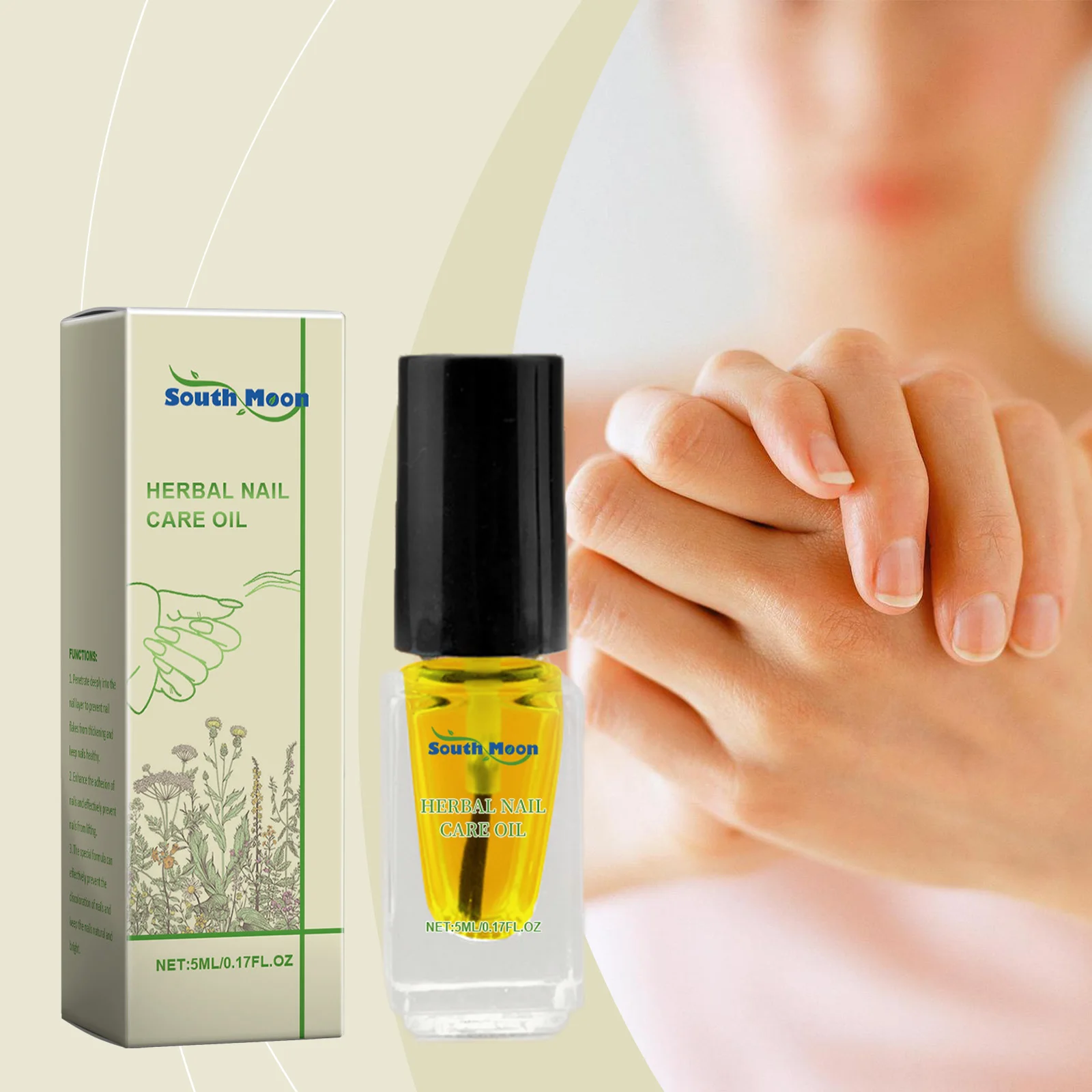 Aceite nutritivo para cutículas de uñas, mejora el roto seco, Reduce las púas, solución suave y brillante para el cuidado de las uñas, reparación de aceite nutritivo para uñas dañadas