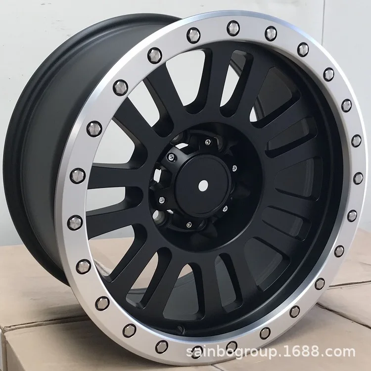 

Suitable for F611442 17 inch 17 * 9 6 * 139.7 Shengbo off-road car aluminum alloy wheels