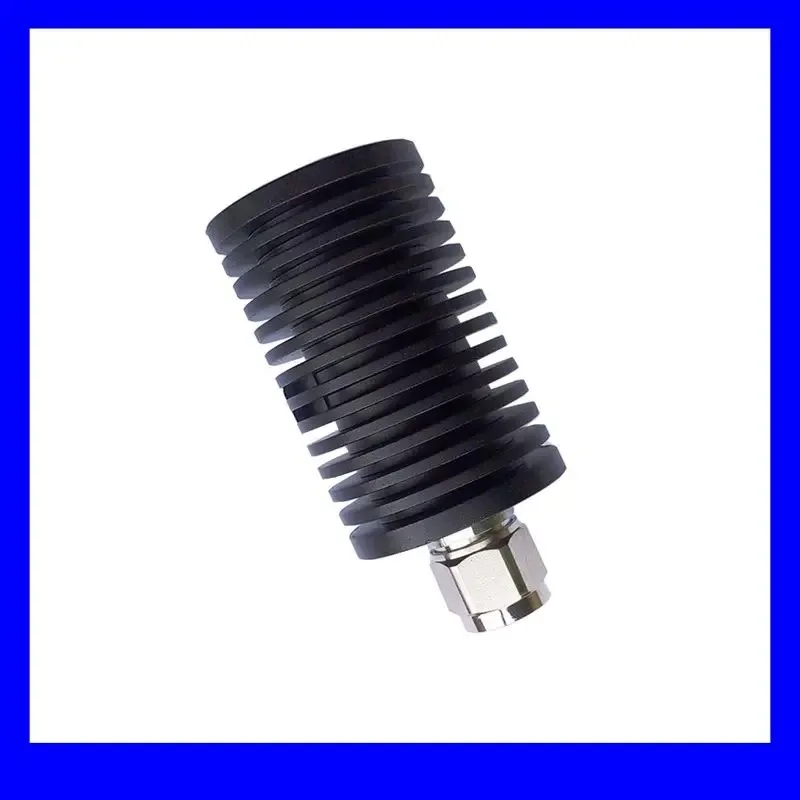 50W N Male Dummy Load 50 Ohm DC-6GHz RF Coaxial Termination, Low VSWR ≤1.2, High Power RF Terminator Plug for RF Test Parts