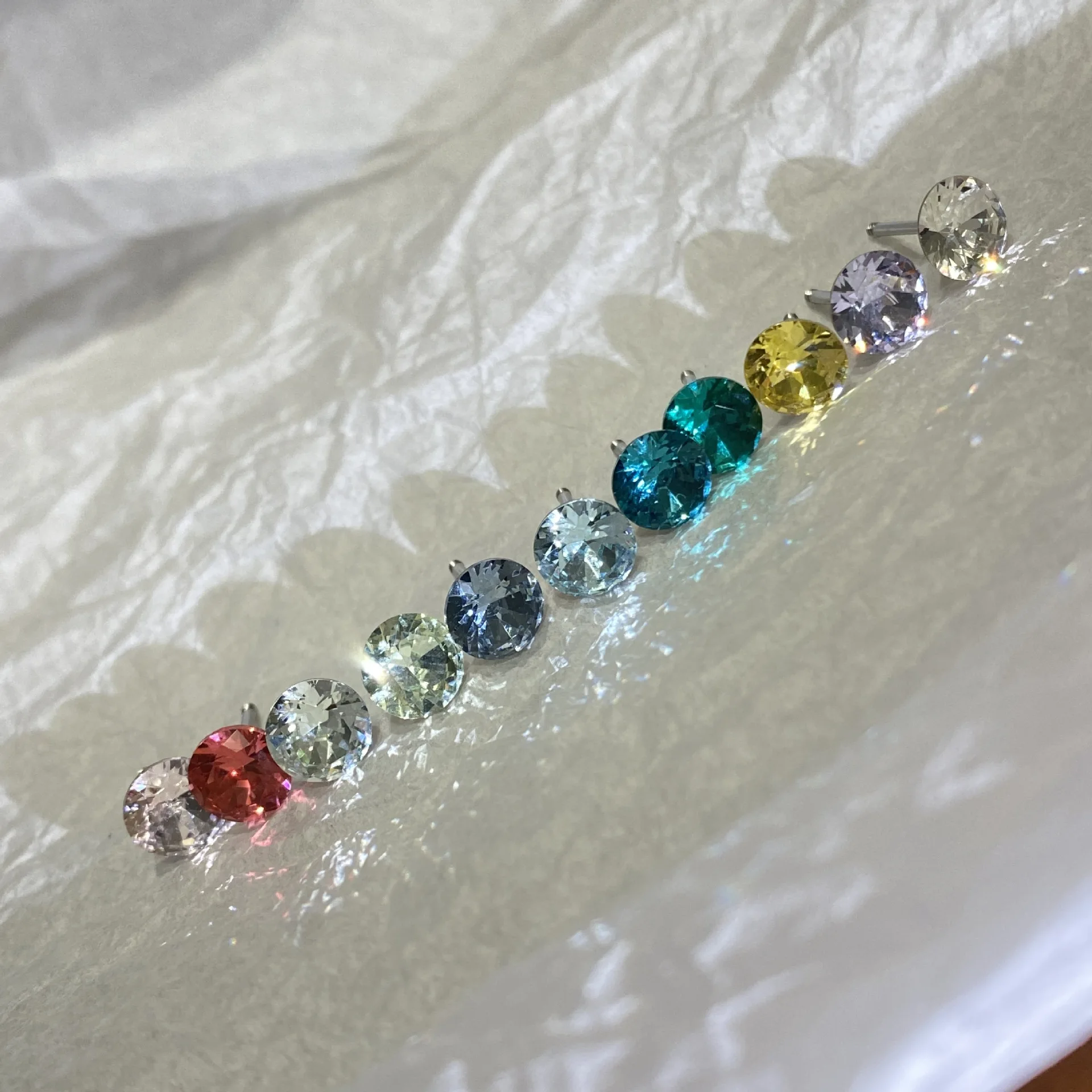 6mm Explosive Flash Earnail Earring Titanium Steel Color Earaccessory Cochlear Ear Bone Women Men Jewelry Accessories 1PC