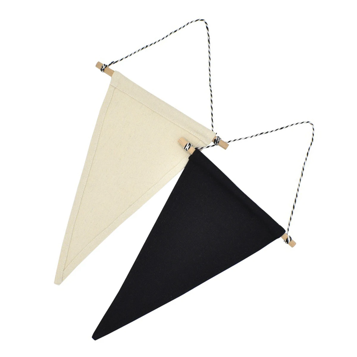 

2 Pcs Hanging Badge Banner Brooch Decorations Material Pennant Banner for Wedding Party Pin Wall Display