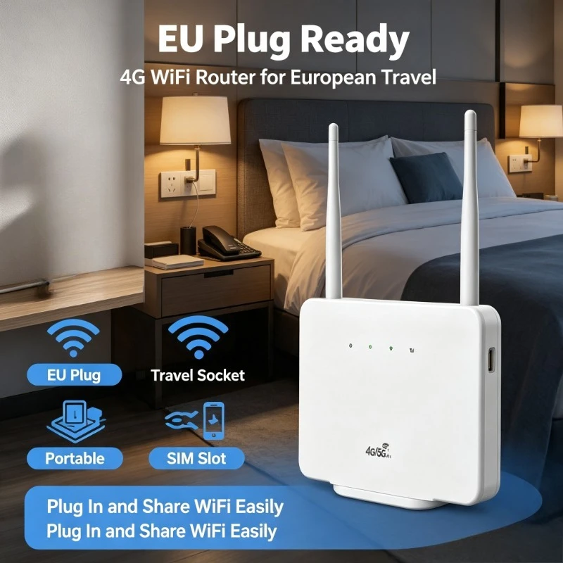フィールドワーク用インターネットガジェット-外部アンテナ-300mbps-4g-ポータブル-sim挿入型モデム