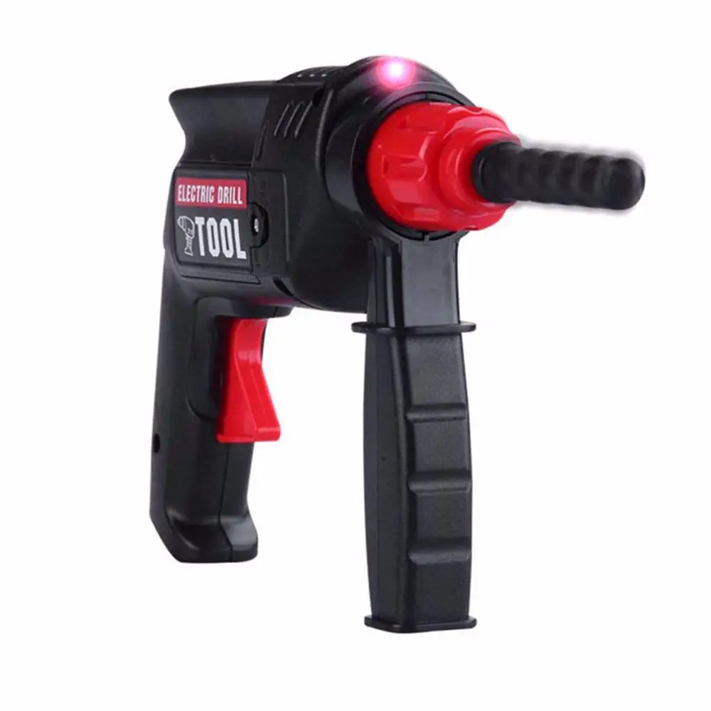 Ferramenta casa jogar role play crianças conjunto de caixa de ferramentas broca chave de fenda kit de reparo simulado broca elétrica simulação ferramenta de reparo