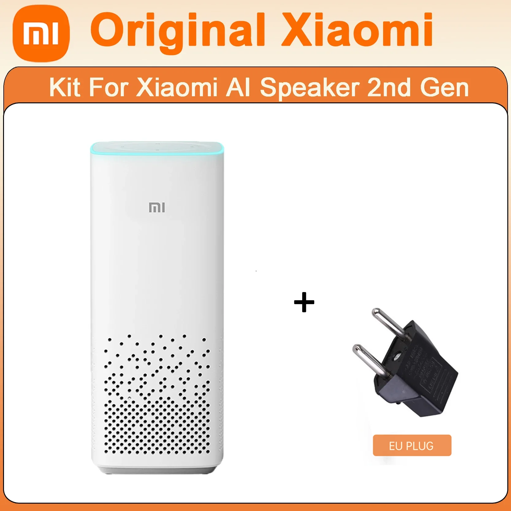 Original Xiaomi AI Speaker 2nd Kit Wireless Smart Speaker AI Voice Control Smart Home MultiDevice Sync MultiRoom Robot Vacuum