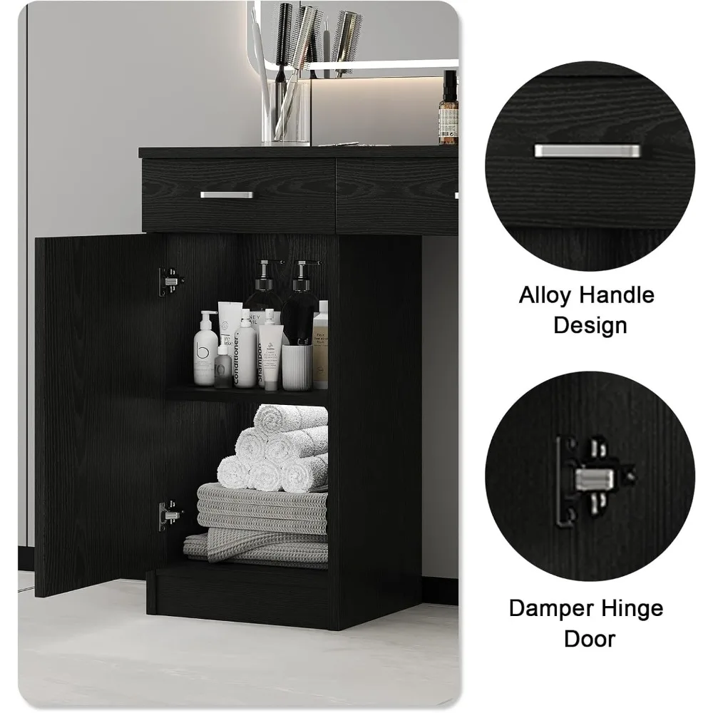 Stasiun Pangkas Rambut Dinding untuk Penata Rambut, Stasiun Salon dengan Kabinet Pangkas Rambut