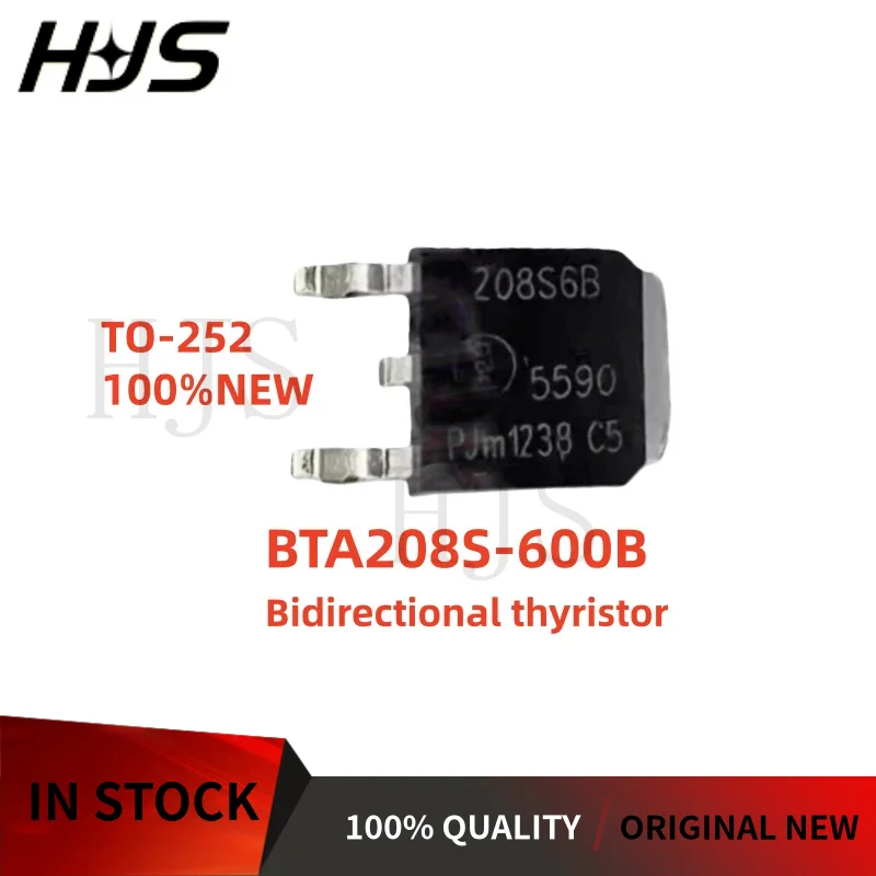 10Pcs/lot 100% NEW BTA208S-600B BTA208S-800E BTA208S-800B BTA204S-800C BTA208S-600E BTA204S-800E TO-252 In Stock