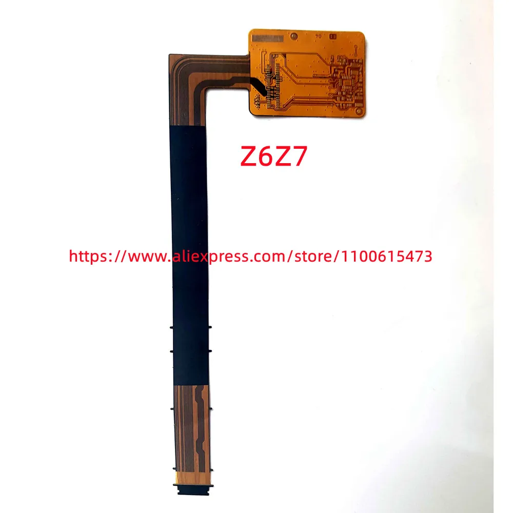 Bisagra de pantalla LCD, Cable flexible sin componentes, pieza de repuesto para cámara Nikon Z6 Z7, 1 Uds.