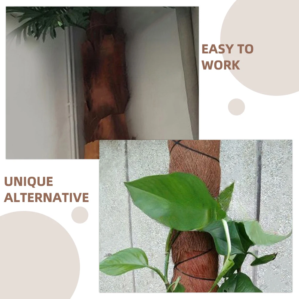 

Natural Palm Fiber Simulated Palm Tree Slices Landscape Bark Waterproof Decorative Garden Flower Pots DIY Landscaping Vivid Bark