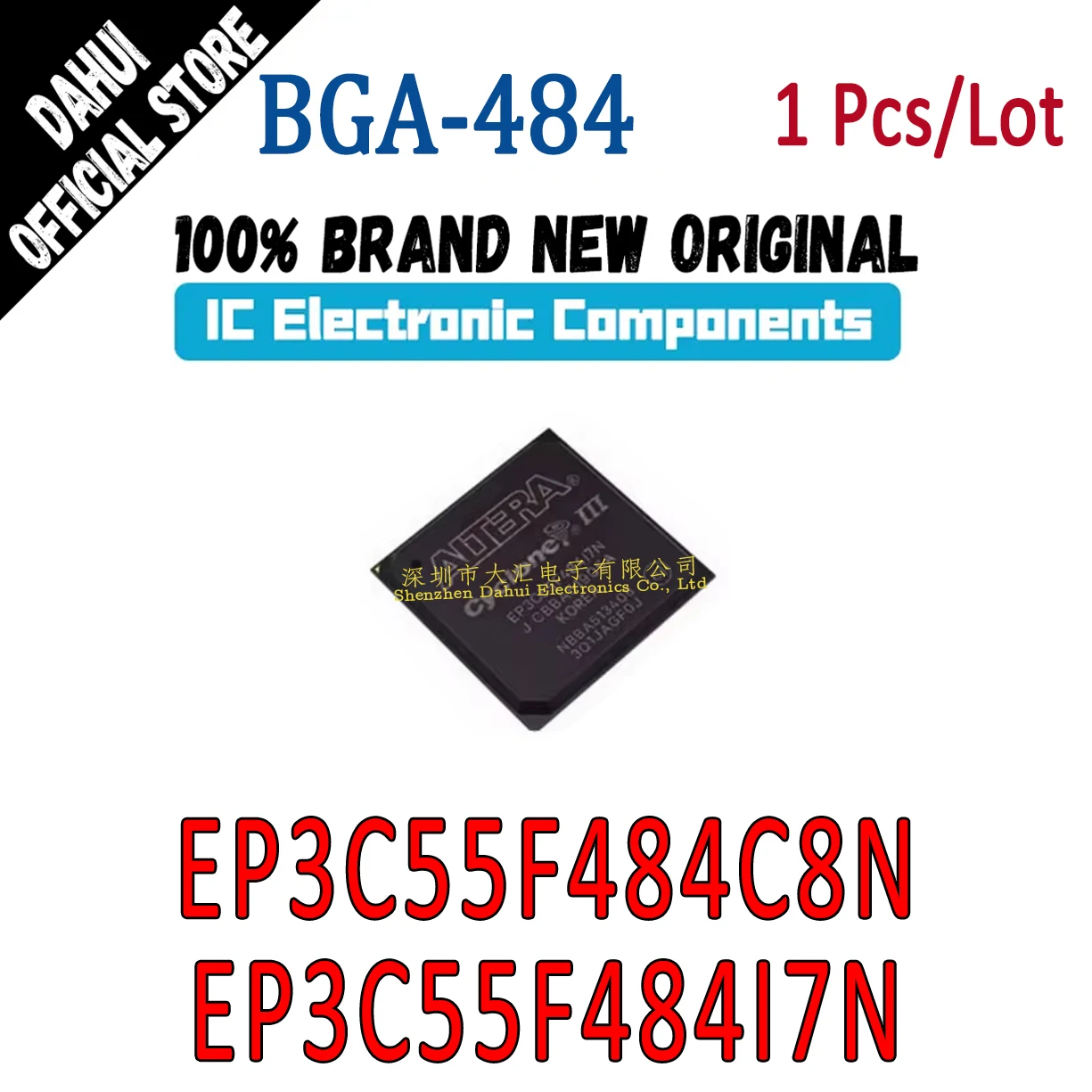

EP3C55F484C8N EP3C55F484I7N BGA-484 Programmable logic chip IC new original