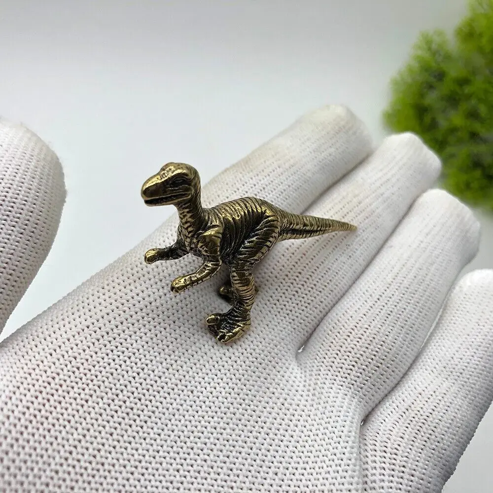 Brass dinosaur ornament animal statue collection decoration