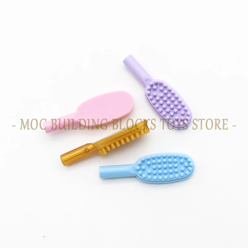 

MOC Parts 3852b Utensil Hairbrush-10mm Handle Building Brick Blocks Classic DIY Creative Education Construction Accessories Toys