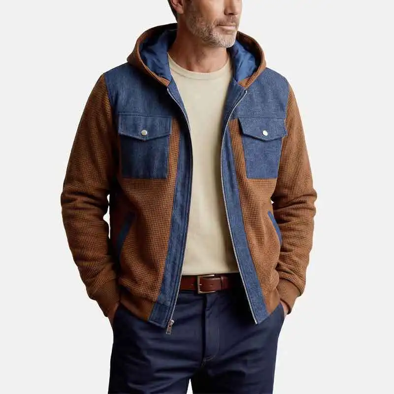 2026 Spring and Autumn High Street Fashion Simple Loose Jacket Men's New