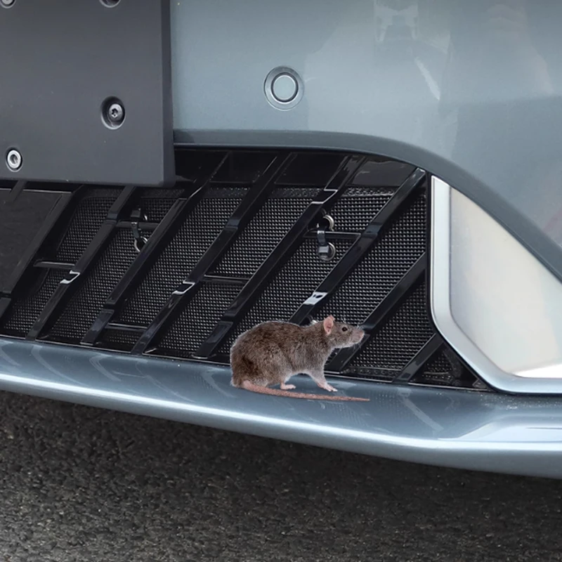 لشركة هيونداي سوناتا 11th Gen سيارة شبكة مقاومة للحشرات شبكة خزان المياه البعوض القوارض برهان الصفصاف Catkins ملحقات واقية #4