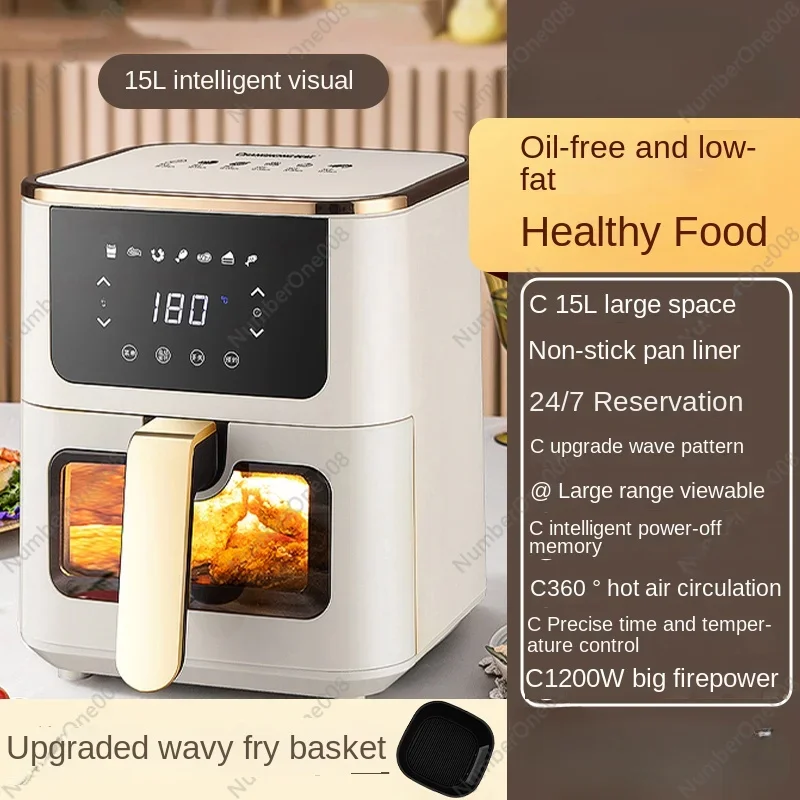

Air Fryer Household Visual New Large Capacity Oven Air Fryer Multi-Function All-in-One Machine