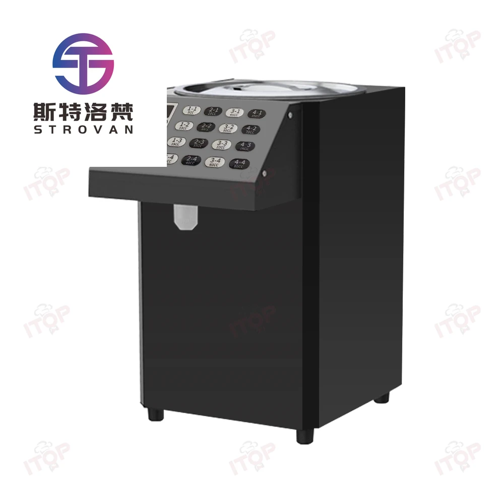 STLW JW معدات شاي الفقاعات ذات الخزان الواحد آلة كمية موزع الفركتوز #1