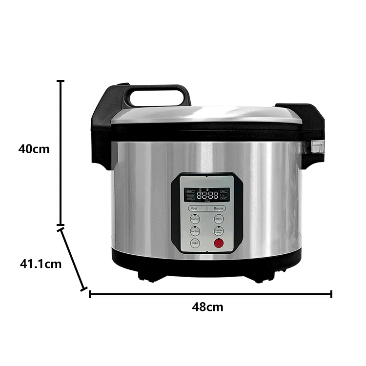 RICH Commercial Digital Smart Multifunction Large Capacity 6L Stainless Steel Electric Rice Cooker for Household Restaurant Use