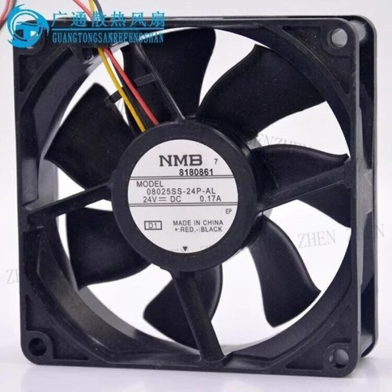 Y for 08025SS-24P-AL 8025 DC24V 0.17A 8CM 3-Wire  for Projector Cooling Fan