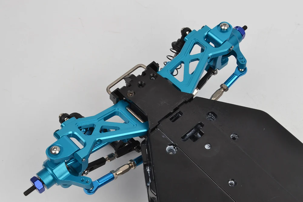 Aluminium TT-02B Voor Achter Staanders Steering Armen Schokken Demper Verblijf Voor Tamiya TT02B Upgrades Onderdelen 1/10 Rc Buggy Chassis 54558