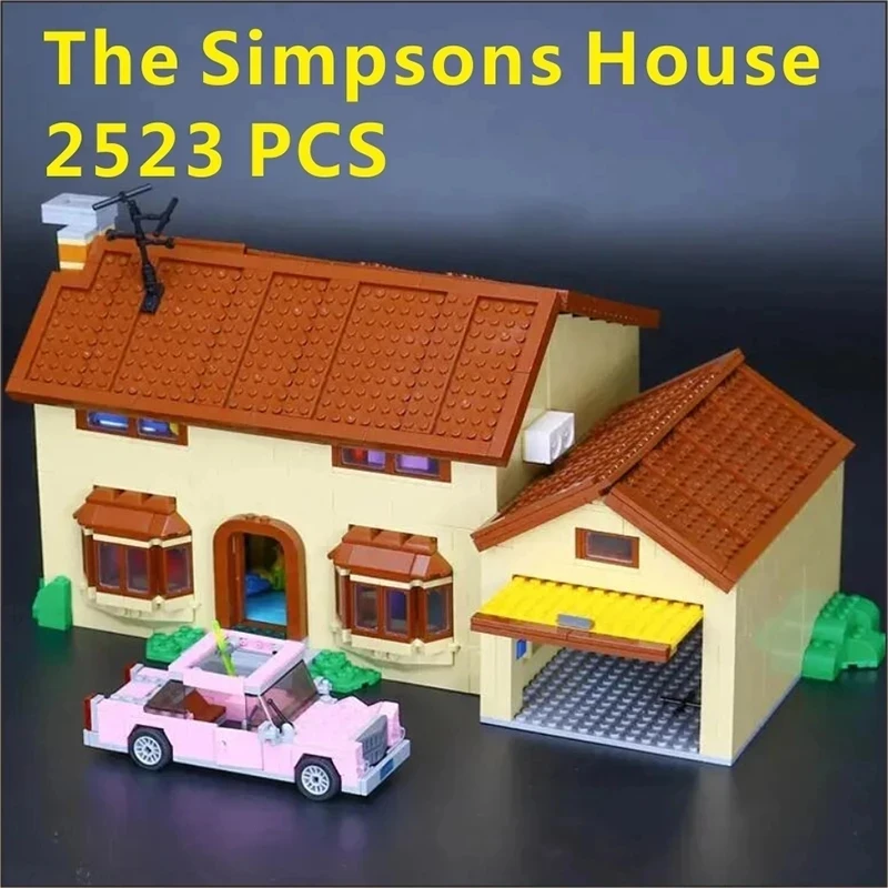 With Original Box The Simpsons Supermarket And House Model Building Blocks Bricks 71016 71006 MOC Toys Birthday Christmas Gifts