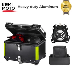 Motorfiets Helm Box Cnc Aluminium Top Staart Achterzijde Bagage Opbergkoffers Lock Kofferbak Voor Yamaha Voor Honda Voor Bmw Voor