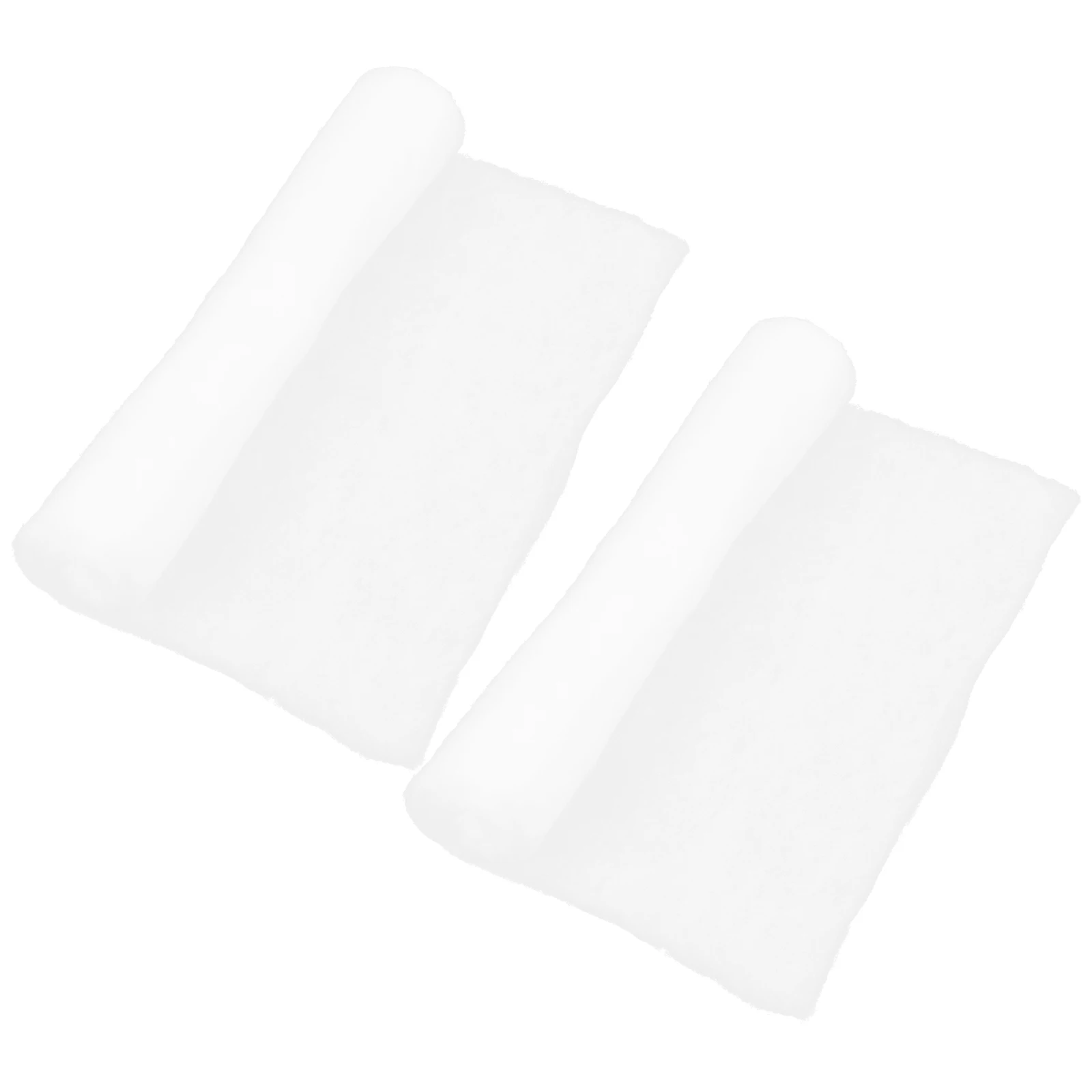 

2Pcs Snow Cotton Blanket Soft Realistic Fake Snow Rug for Christmas Tree Yard Roof Winter Party Home Commercial Decorations