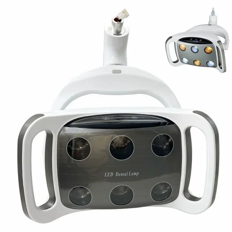 

High quality 9W 30000lux dental chair lamp for ceiling mounted 6Bulbs LED Surgical Light Oral lamp