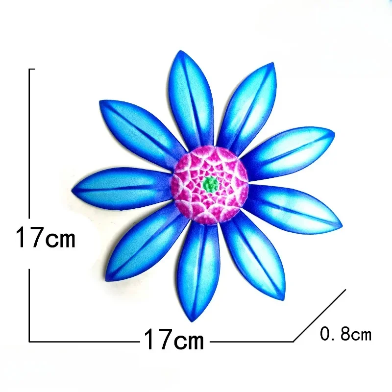 

Metal Flower Wall Decoration, Art Sculpture Outdoor Hanging Decoration Backyard Art Decoration Garden Decoration Accessories