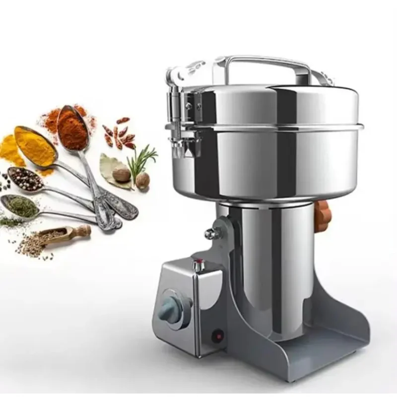 Food Spice Pepper Ginger For Chili Dry Factory To Commercial Steel Electric Miller Price Crusher Grain Grinder Mill