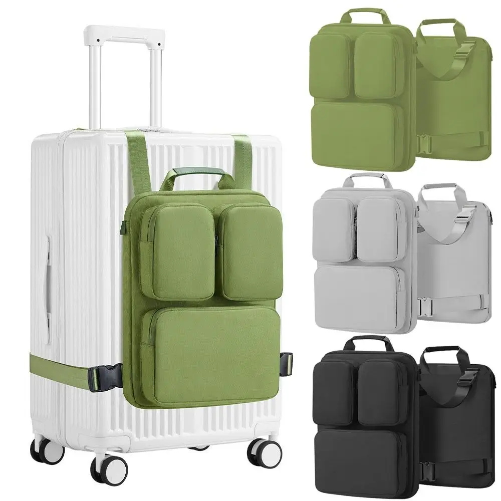 

Adjustable Straps Boarding Case Hanging Bag Large Capacity Expansion Suitcase Additional Handbag Removable Multifunctional
