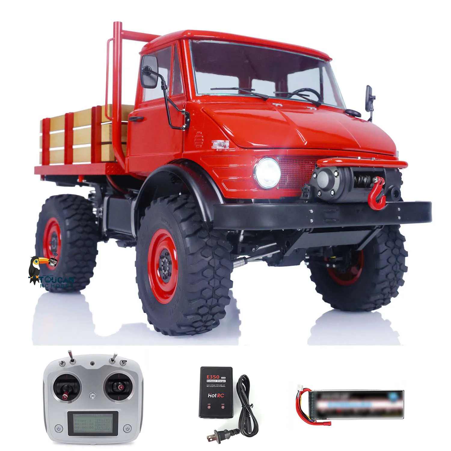 

4X4 RC Crawler RTR 1/10 LESU U406 Car Remote Control 2 Speeds Off-Road Vehicle Painted Assembled Toys Light Sound Set THZH1441