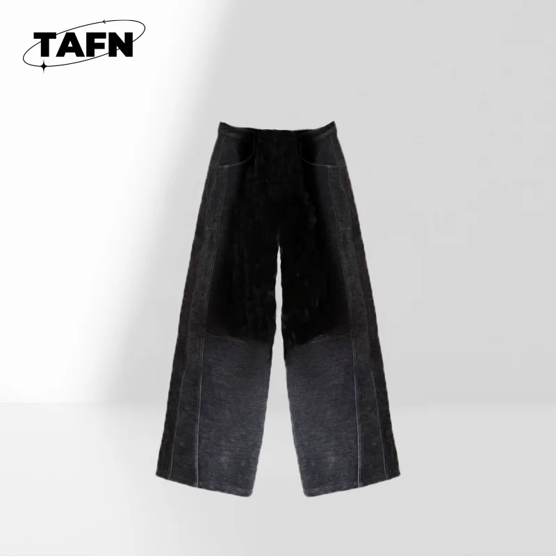 Conjunto de calças femininas chiques de ajuste fino com blazer combinando conjunto de calças femininas de ajuste fino para um visual moderno e chique AJ1855