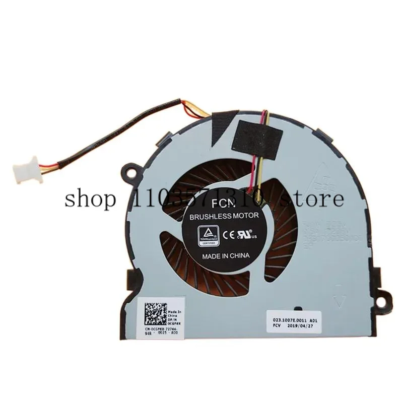 

N New cpu cooling fan cooler for Dell Vostro 15-3568 15 3568 DFS170005010T FJ1W DC5V 0.5a 0CGF6X 03RRG4 P39F 15-3562 P49G