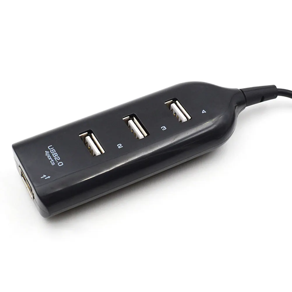 4 Port USB 2.0 Hub Portable High Performance Data Expansion Hub for Notebook Mini Laptop Desktop Tablet Pc 500Ma Per Port