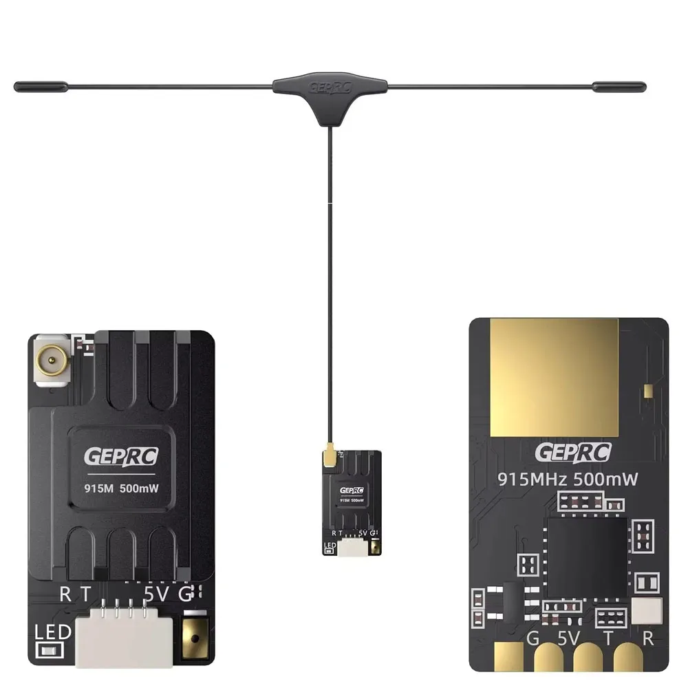 جهاز استقبال GEPRC ELRS Nano 915M PA500 - شريحة PA عالية الطاقة بقدرة 500 ميجاوات، تحديث 25 هرتز - 200 هرتز، مثالية لطائرة رباعية FPV طويلة - Rang