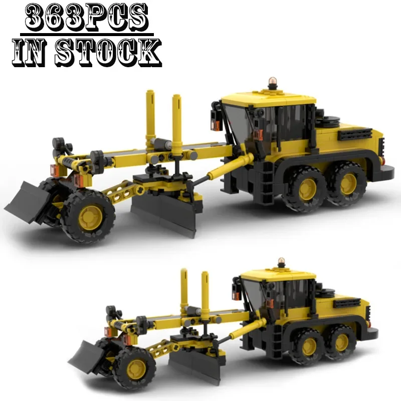 

MOC-39577 Road Grader Model 363 parts Building Blocks Brick Educational Assembled Children Boys Toys DIY Birthday Festival Gifts