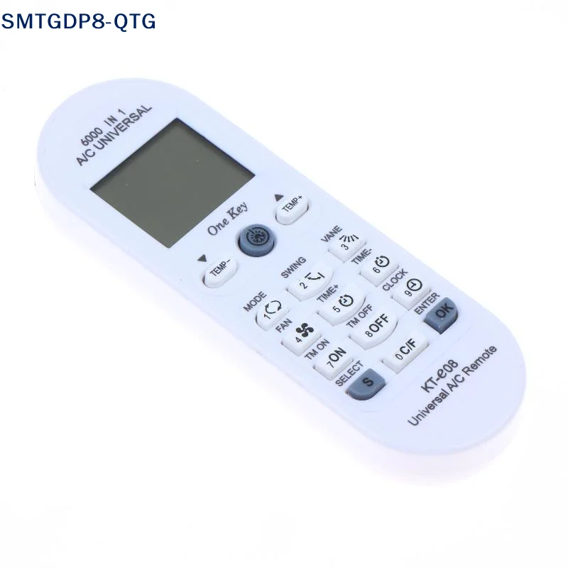 NEW Universal Air Conditioner Remote E08 6000 In 1 One Key Match Sensitive Long Distance Replacement Controller For Home AC