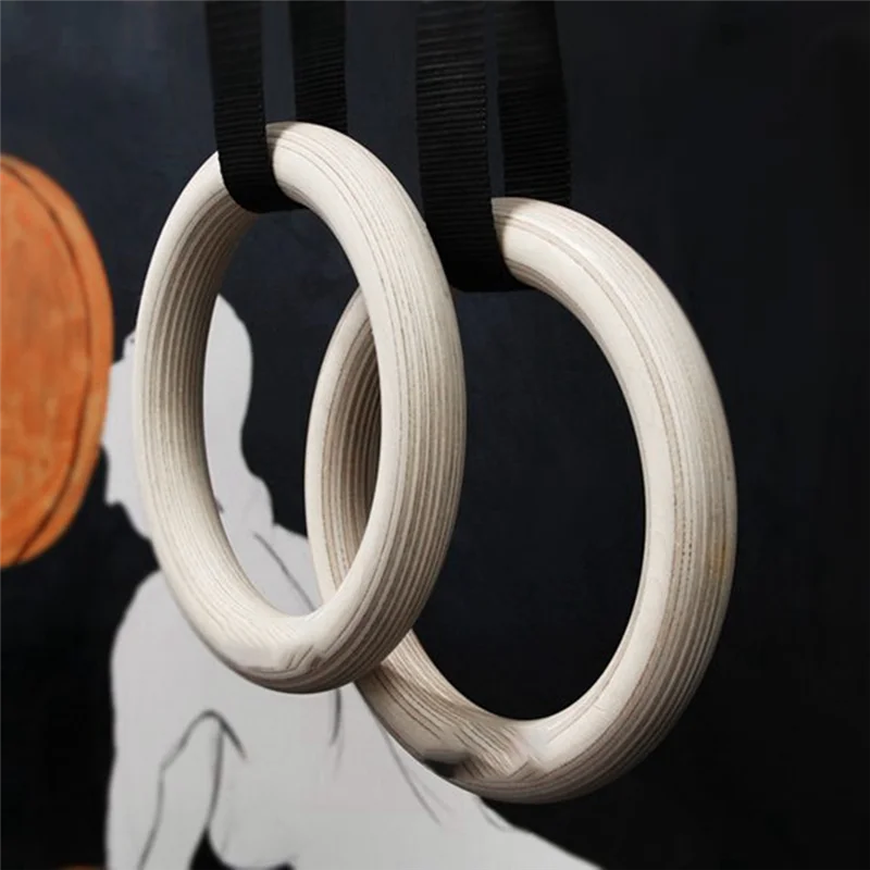 

ABHS-Exercise Exercise Rings Gym Exercise Pull Up Muscle Adjustable Long Buckle Fit Gym