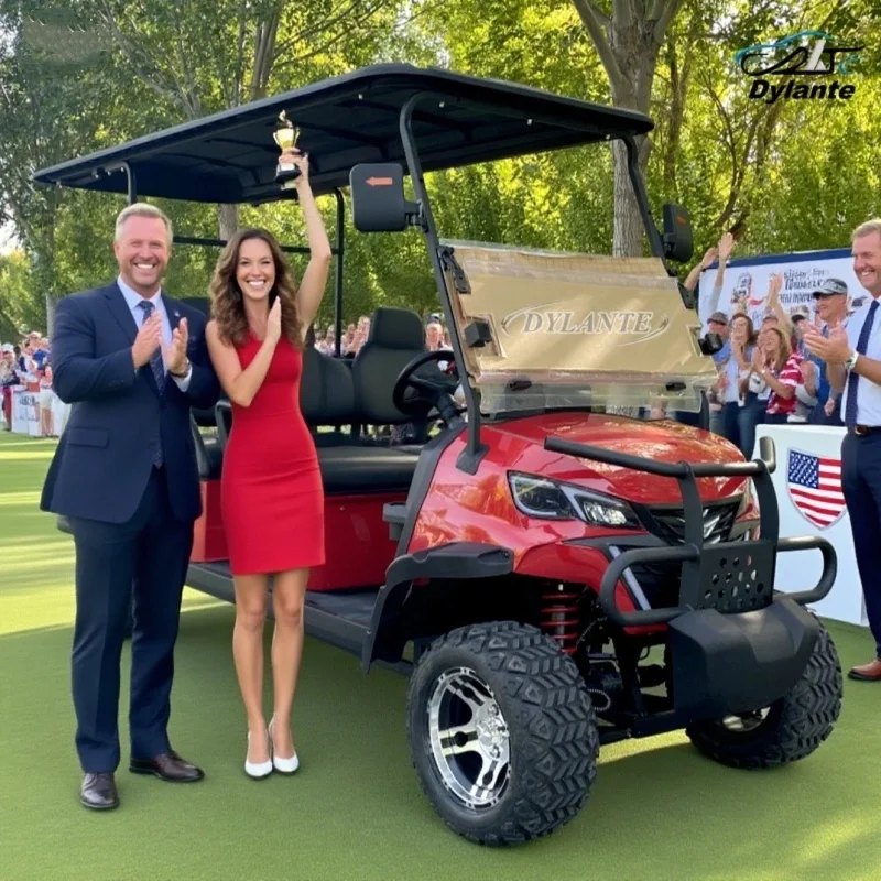 

Lithium Iron Phosphate Battery Off-Road Electric Vehicle Lead Acid Battery 6-Seater Golf Cart 4-Wheel Cheap Electric Golf Cart