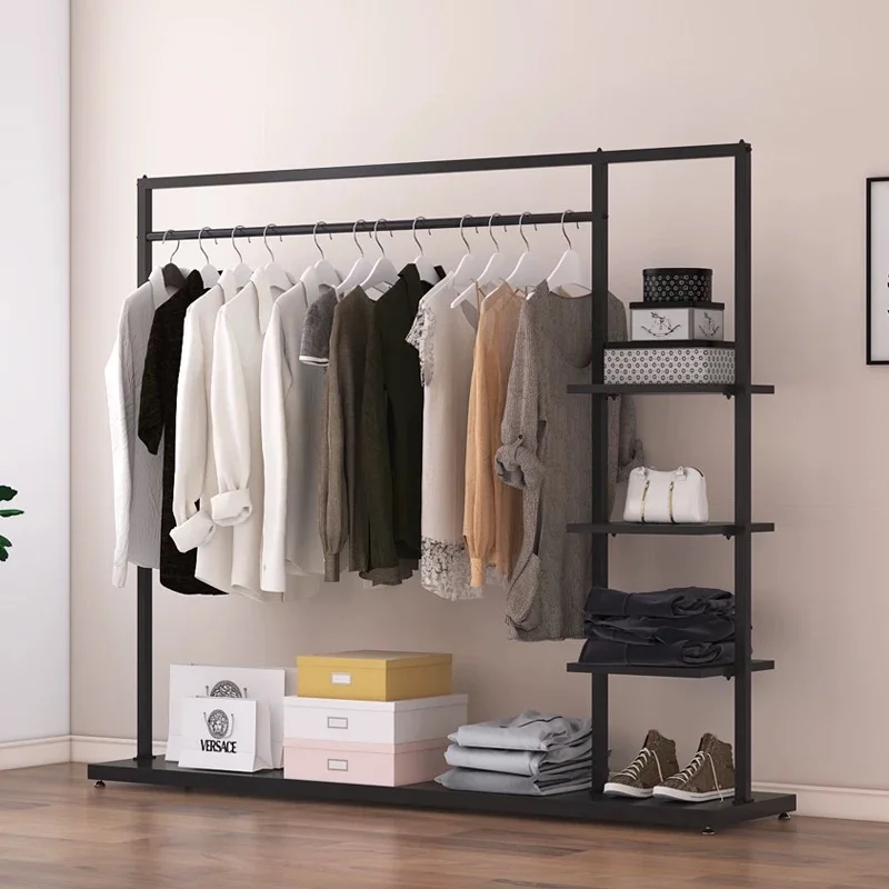 Custom.Custom.Design Moderne Home Office Dressing Möbel 4-stufiges Metall Kleiderständer Regal