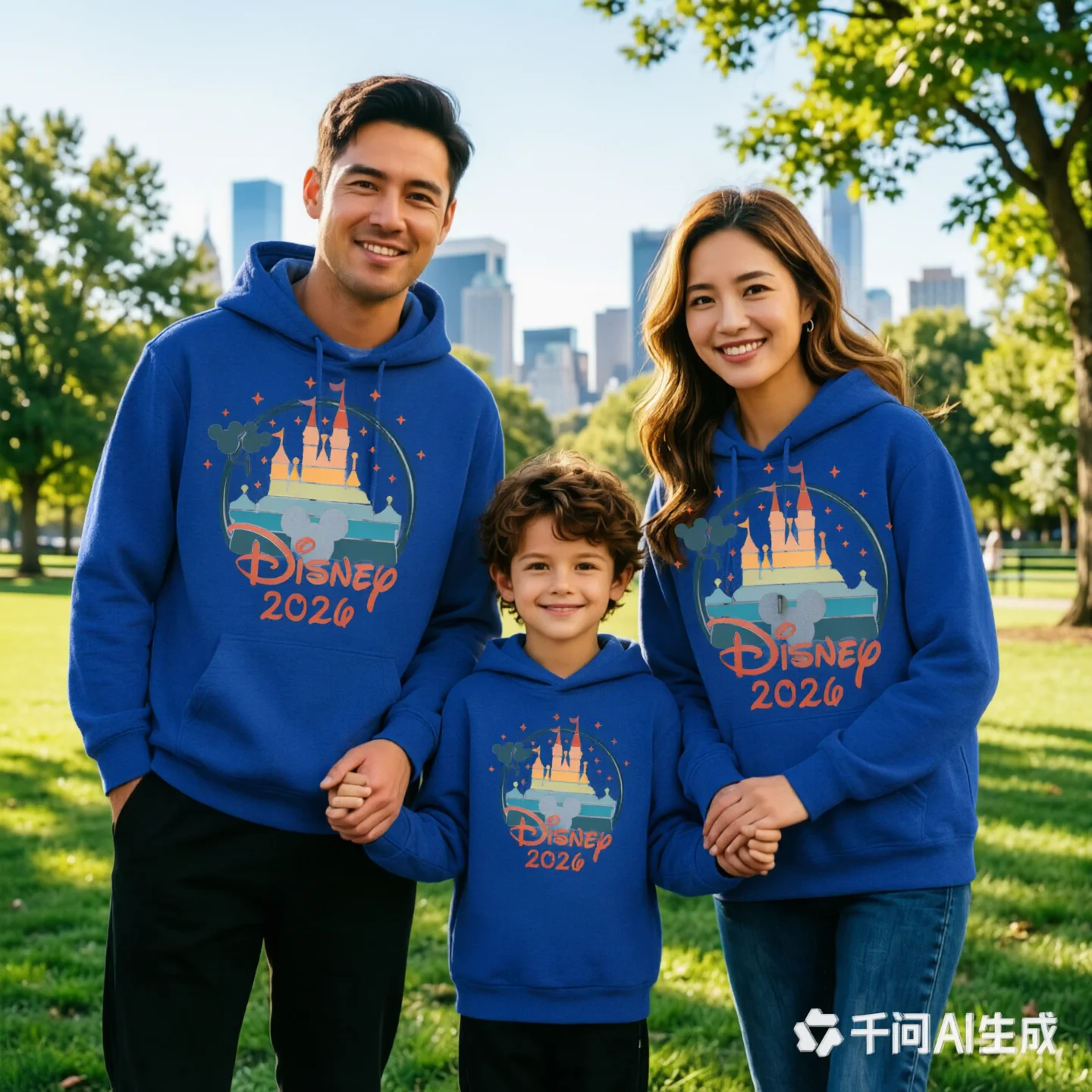 2026 Summer Loose Parent-child sweatshirt Cute Cartoon Mouse Print Short Sleeve hoodie Breathable Casual Tops for Family