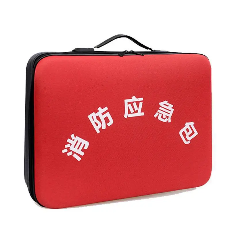 

Large-capacity waterproof fire emergency kit High-rise escape fire emergency kit Oxford cloth red self-rescue rescue kit