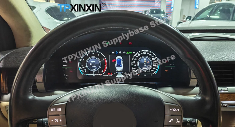 For VW Phaeton 2004~2015 Digital Performance Display Dashboard Speed Table Car Virtual Digital Instrument Original car upgrade